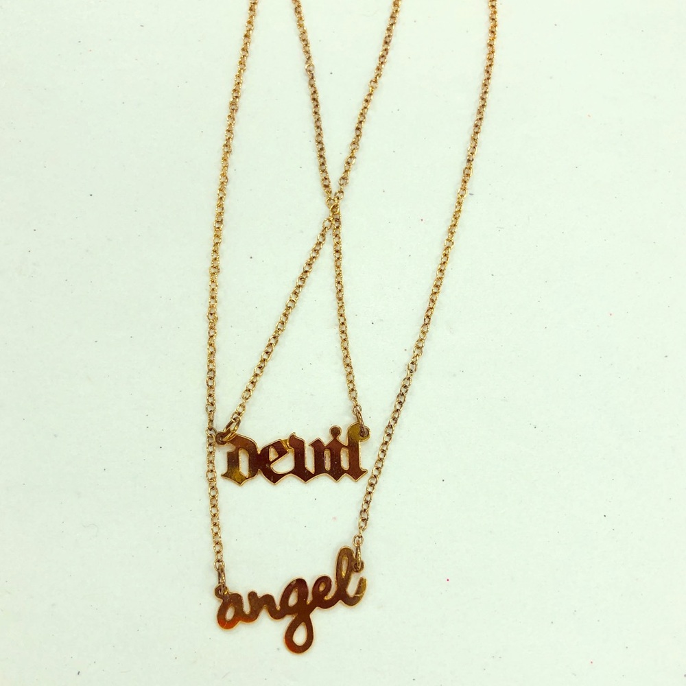 Angel/Devil Mood Necklace